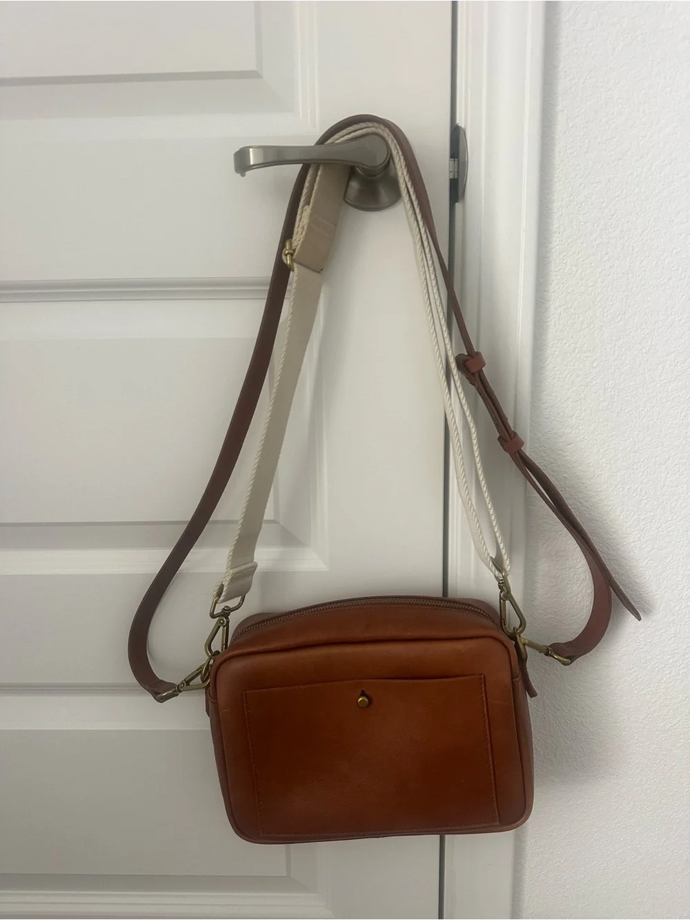 Madewell Brown Leather Crossbody Bag